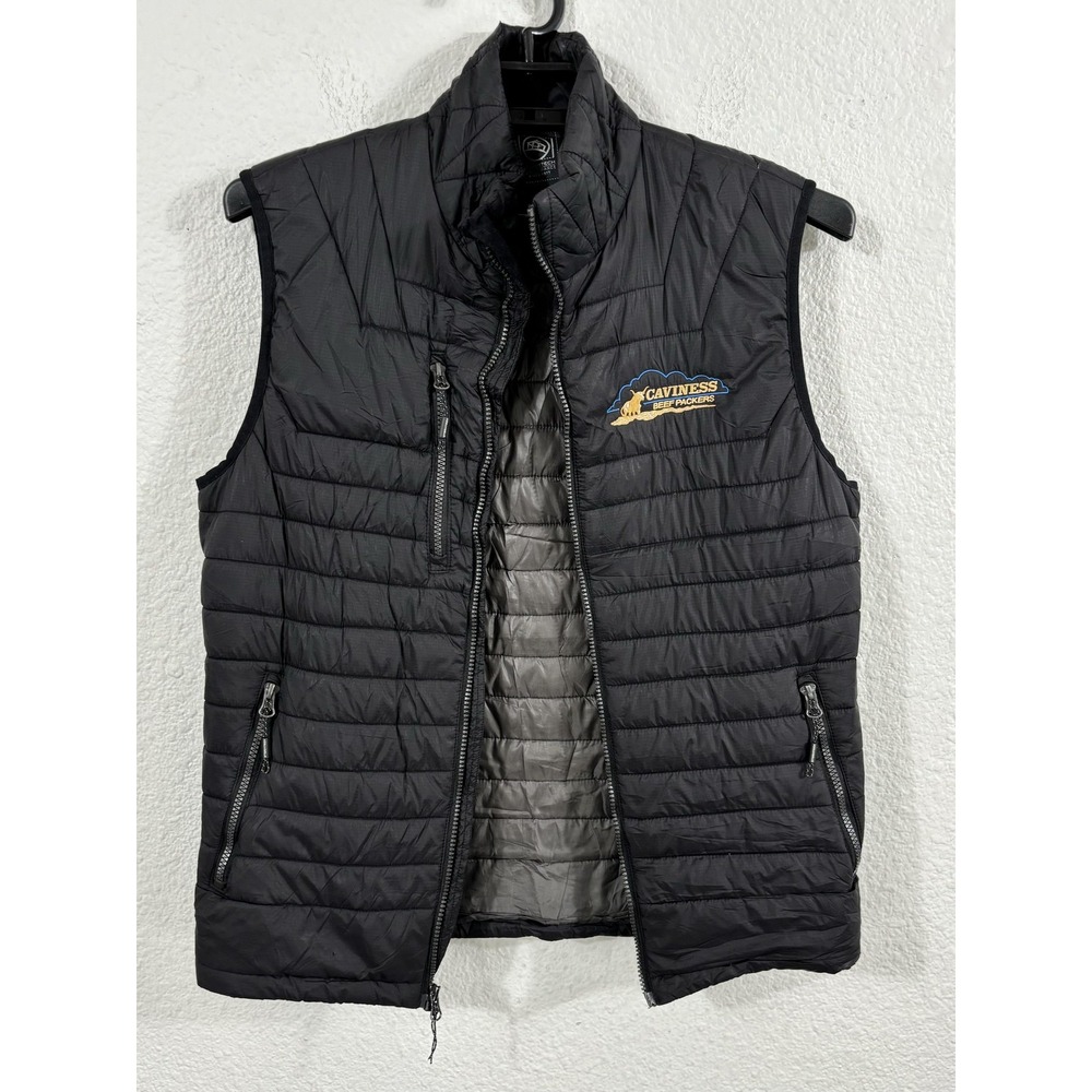 Stormtech Performance Vest Mens Medium Black Puffer Quilted Insulated Zip‎ Crew